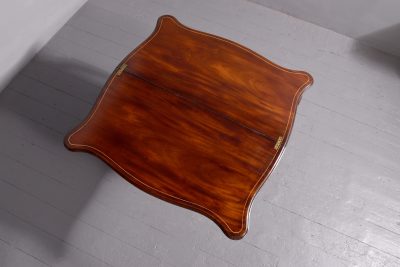 Hepplewhite Style Fold-Over Tea Table - Image 9