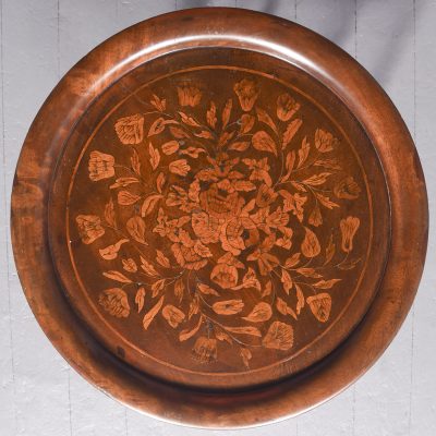 Unusual Miniature Dutch Walnut Circular Breakfast Table - Image 3