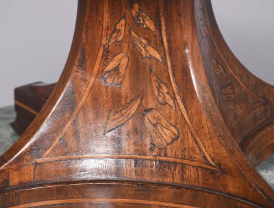 Unusual Miniature Dutch Walnut Circular Breakfast Table - Image 5