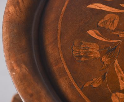 Unusual Miniature Dutch Walnut Circular Breakfast Table - Image 8