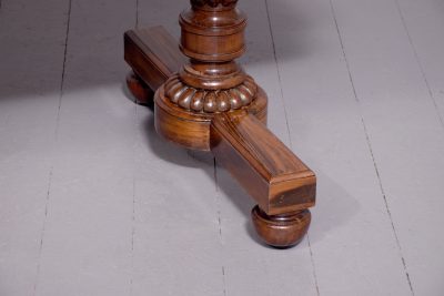 Regency Burr-Elm Free Standing Library Table - Image 2