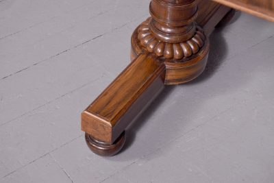 Regency Burr-Elm Free Standing Library Table - Image 3