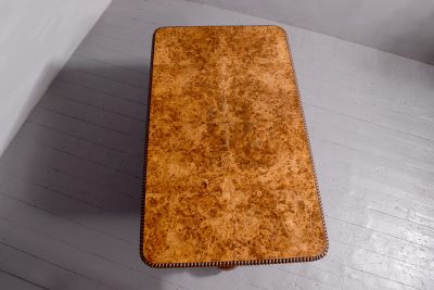 Regency Burr-Elm Free Standing Library Table - Image 7