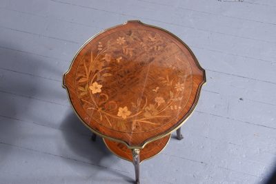 Louis XV Style Inlaid Occasional Table - Image 6