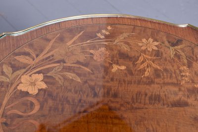 Louis XV Style Inlaid Occasional Table - Image 7