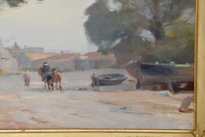 William Millar Fraser Oil Painting of Blackely in Norfolk - Image 4