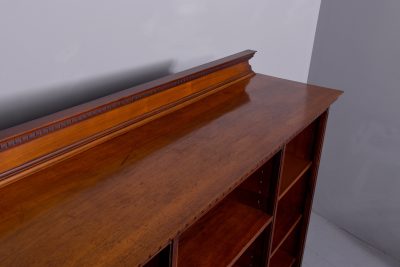 Quality, Late Victorian Large Mahogany three-section Open Bookcase - Image 6