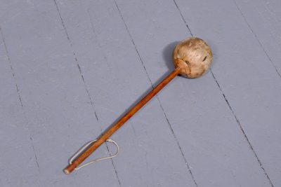 Large Oak Gong on Stand - Image 6