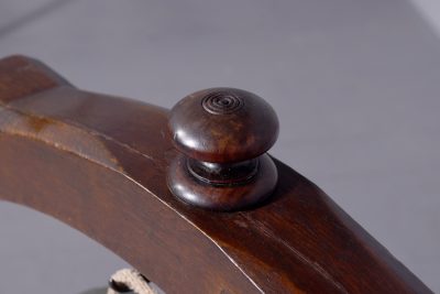 Large Oak Gong on Stand - Image 7