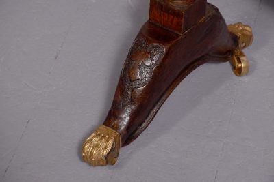 Large Oak Gong on Stand - Image 9
