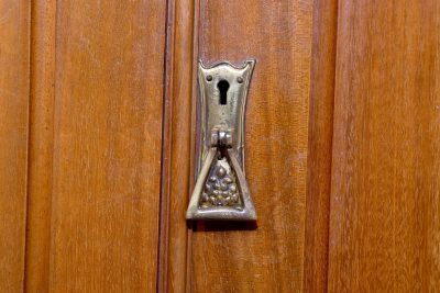 Neat Sized Georgian Style 2 Door Wardrobe - Image 5