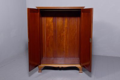 Neat Sized Georgian Style 2 Door Wardrobe - Image 6