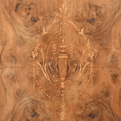 Quality Mid-Victorian marquetry inlaid walnut credenza with lovely colour and patina - Image 6