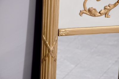 Regency Gilded and Painted Tryptic Mirror - Image 7