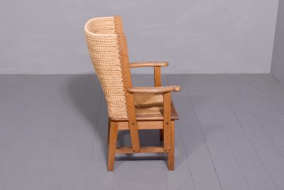 David Kirkness Oak Framed Small Orkney Chair - Image 5