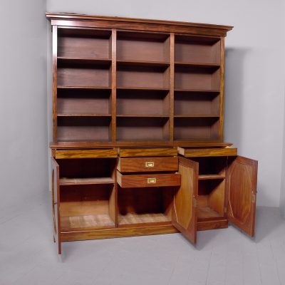 Large Mid-Victorian Open Bookcase. - Image 2