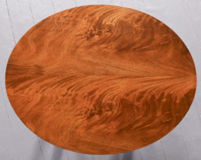 Attractive Pair Of Empire-Style Mahogany Oval Top Side Tables - Image 9