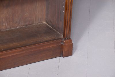 Double fronted Walnut Open Bookcase - Image 2