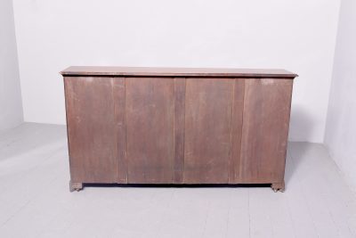 Double fronted Walnut Open Bookcase - Image 8