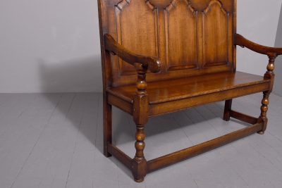 Large Triple Back Hall Bench - Image 5