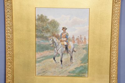 Set of 3 Cavalry Watercolours by Thomas Mackay - Image 7