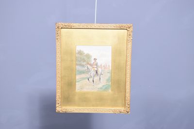 Set of 3 Cavalry Watercolours by Thomas Mackay - Image 10