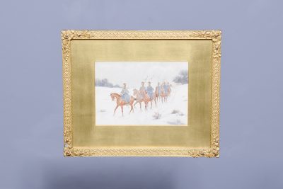 Set of 3 Cavalry Watercolours by Thomas Mackay - Image 12