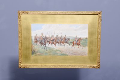 Set of 3 Cavalry Watercolours by Thomas Mackay - Image 13