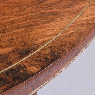 Regency Brass Inlaid Rosewood Centre Table - Image 7