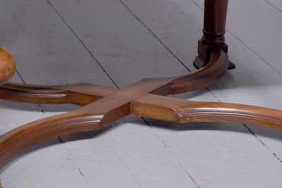 Jacobean-Style Carved Walnut Part-Upholstered Armchair - Image 5