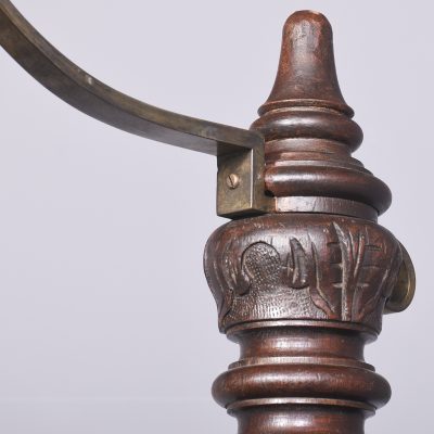 Monumental Carved Oak Stand - Image 10