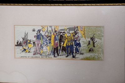 Set of 3 Framed Silk-Work Panels - Image 5