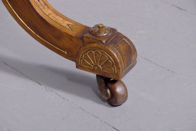 Classic Victorian Burr Walnut Card - Table - Image 10