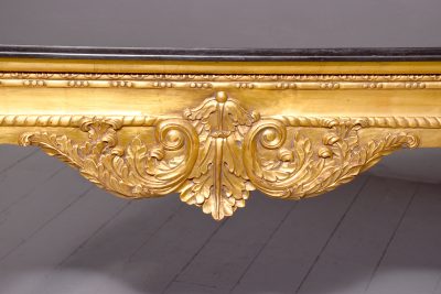 Marble Top Gilt Wood Console Table - Image 2