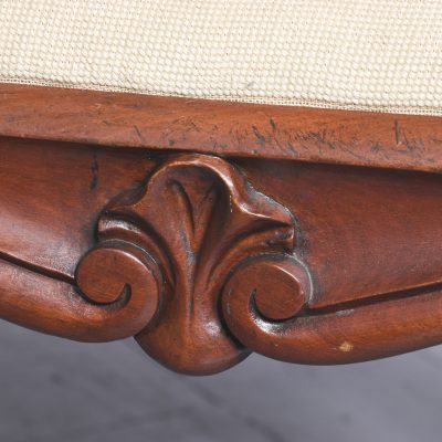 Large size Victorian Mahogany Cabriole Stool - Image 5