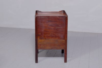 George III tray top mahogany bedside table/commode in excellent condition - Image 2