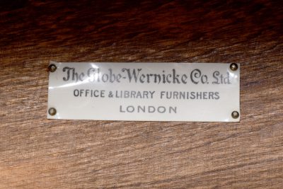 Globe - Wernicke five - section mahogany stacking bookcase, in perfect condition - Image 2