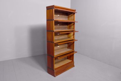 Globe - Wernicke five - section mahogany stacking bookcase, in perfect condition - Image 5
