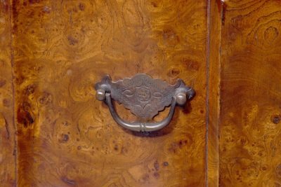 Burr Elm Dutch Shaped - Front Chest of Drawers - Image 8