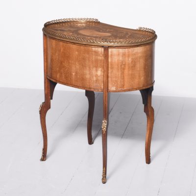 Late Victorian Marquetry Inlaid Side Table or Cabinet - Image 9