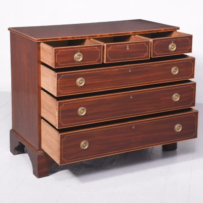 Inlaid George III Mahogany Chest of Drawers - Image 7