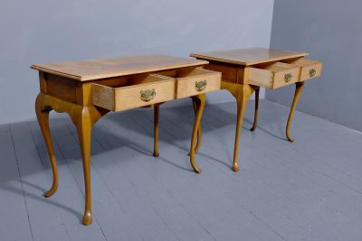 Pair of Light Oak Side Tables - Image 7