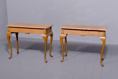 Pair of Light Oak Side Tables - Image 9
