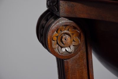 Adam Style Mahogany Pedestal - Image 4