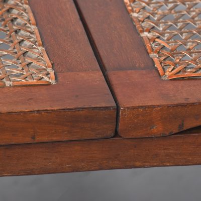 George IV Mahogany and Rattan folding Campaign Bed - Image 5