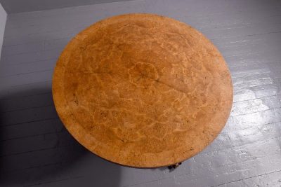 Exhibition Quality Burr-Elm Breakfast Table - Image 5