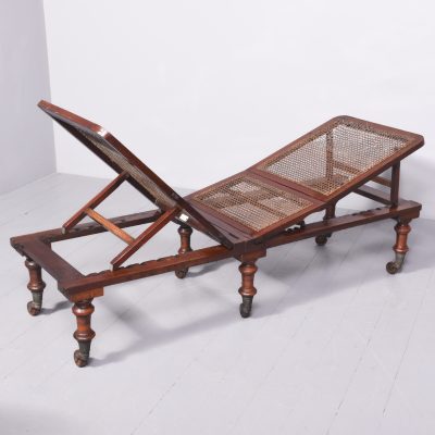 George IV Mahogany and Rattan folding Campaign Bed - Image 9
