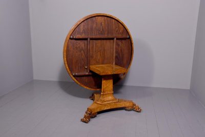 Exhibition Quality Burr-Elm Breakfast Table - Image 6