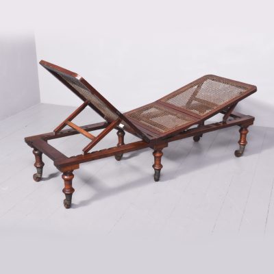 George IV Mahogany and Rattan folding Campaign Bed - Image 11