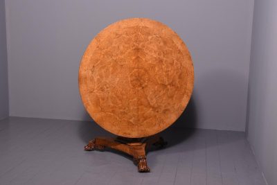 Exhibition Quality Burr-Elm Breakfast Table - Image 8
